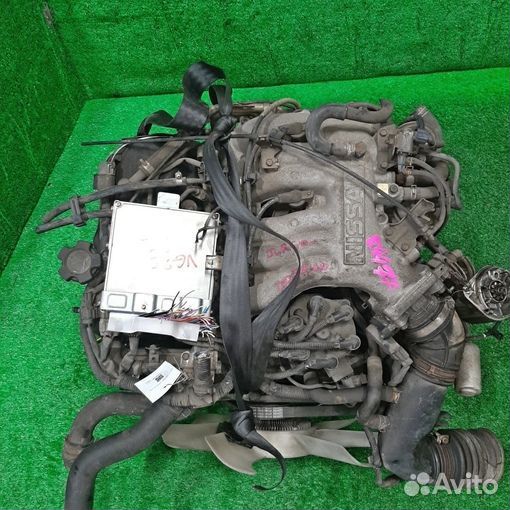 Двигатель в сборе двс nissan terrano LR50 VG33E 20