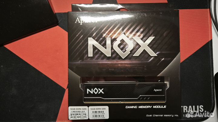 Оперативная память Apacer NOX DDR4 2x8Gb 3200Mhz