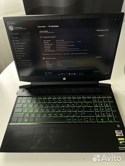 Ноутбук HP Pavilion Gaming 15.6