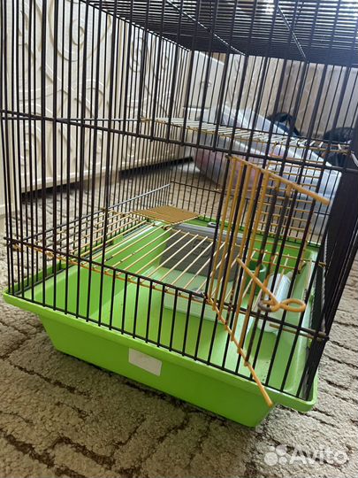 Клетка для грызунов трёхэтажная