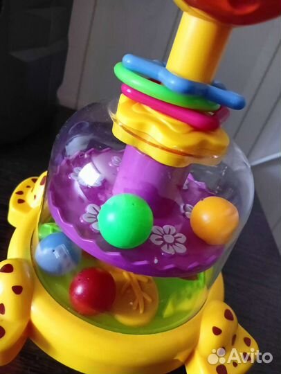 Игрушка юла жирафик