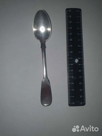 Серебряная чайная ложка.царская