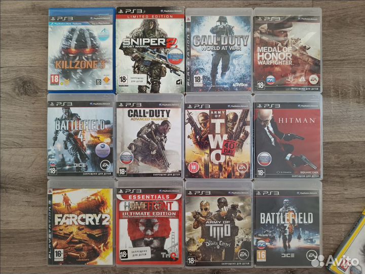 Диски Sony PS3 игры