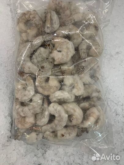 Тигровые креветки без головы 16-20 очищенные