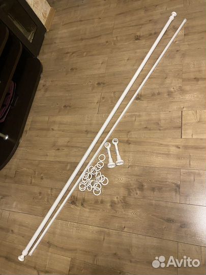 Карниз металлический двухрядный