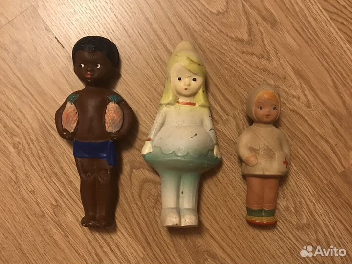 Игрушки СССР, куклы, пупсы, мебель, посуда