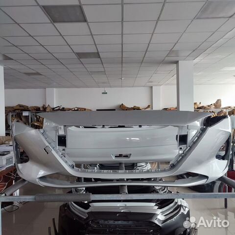 Передний бампер Hyundai Solaris 2