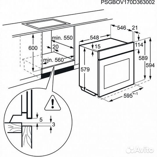 Духовой шкаф AEG BER 451110 B