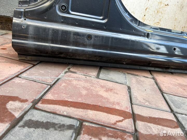 Порог правый метал subaru outback BP9 B13 2007г