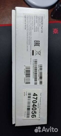 Планшет honor pad v6