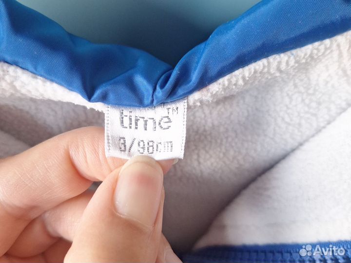 Ветровка для мальчика 92 с флисом