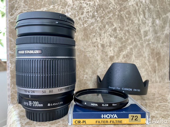 Объектив Canon 18-200mm f/3.5-5.6 IS