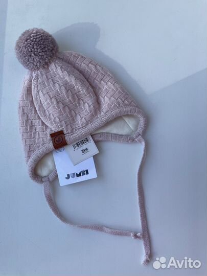 Шапочка для новорожденной девочки новая