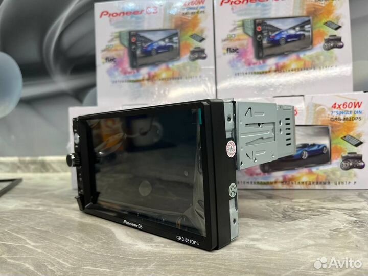 Магнитола pioneer новая 1din с Bluetooth с экраном