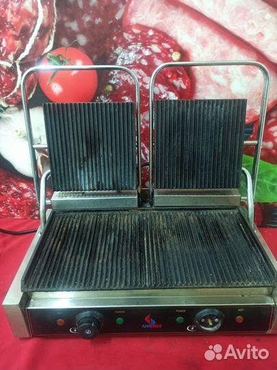 Прижимной гриль двойной