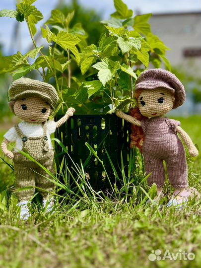 Вязанные куклы ручной работы