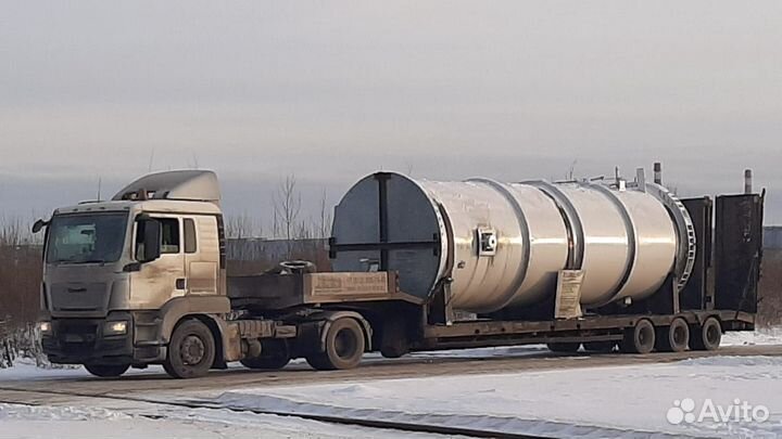 Аренда трала Перевозка спецтехники и негабарита