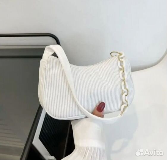 Белая сумка
