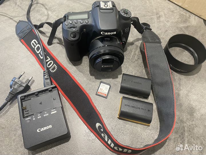 Canon eos 70d + 2 объектива