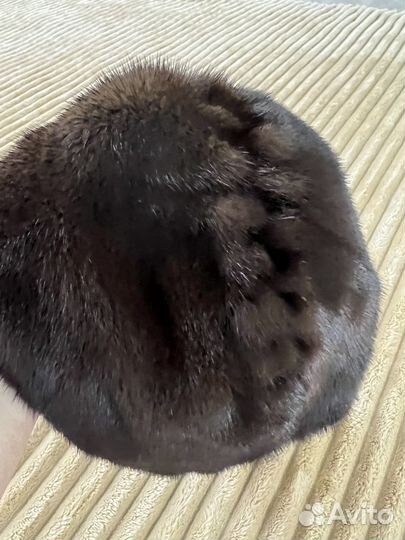 Шапка норковая 58 размер женская
