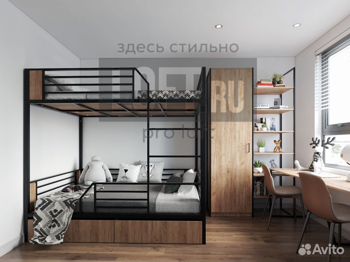 Детская кровать чердак