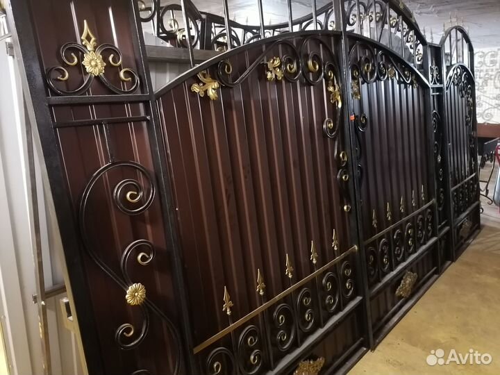 Ворота кованые