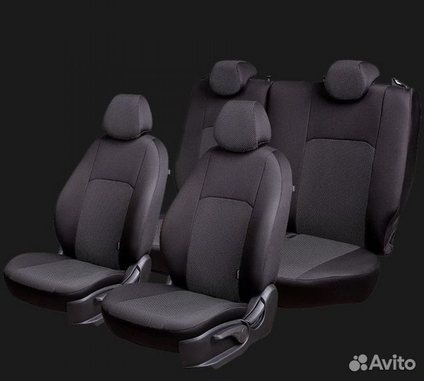 Чехлы LADA Largus 7 мест Дублин Жаккард (унив. зад