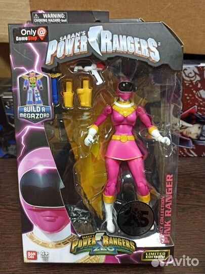 Фигурки Power Rangers Zeo Legacy Pink, Yellow, Meg