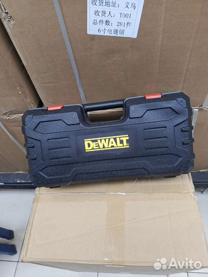 Аккумуляторная цепная пила dewalt