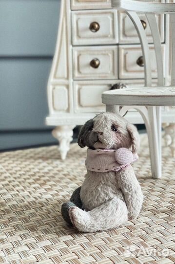 Коллекционная игрушка в стиле тедди ручная работа