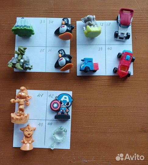 Игрушки из киндера