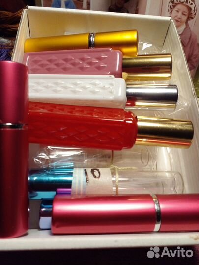 Атомайзеры, пробирки для парфюма. Всего 25 шт