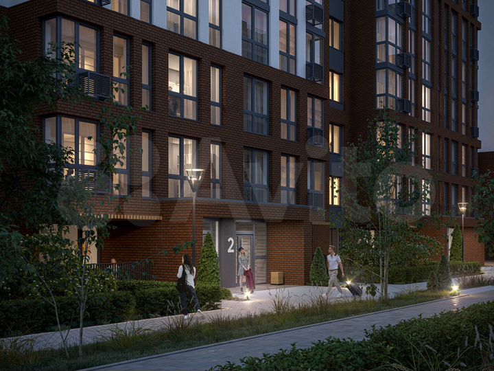 2-к. квартира, 65,8 м², 10/15 эт.