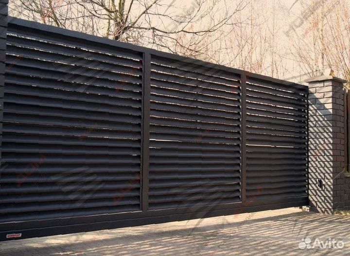 Забор жалюзи