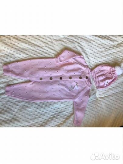 Вязаный комбинезон 62