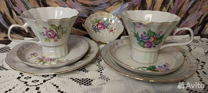 Чайная пара фарфор