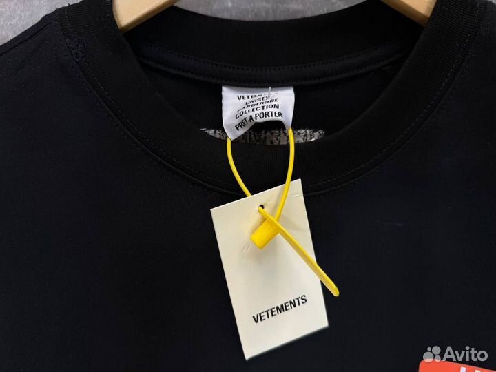 Футболка Vetements Оверсайз Оригинал-качества