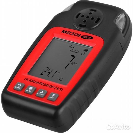 Газоанализатор для измерения концентрации сероводорода мегеон 8011