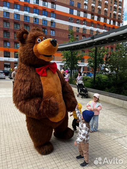 Белый мишка поздравление, медведь Тедди, шары