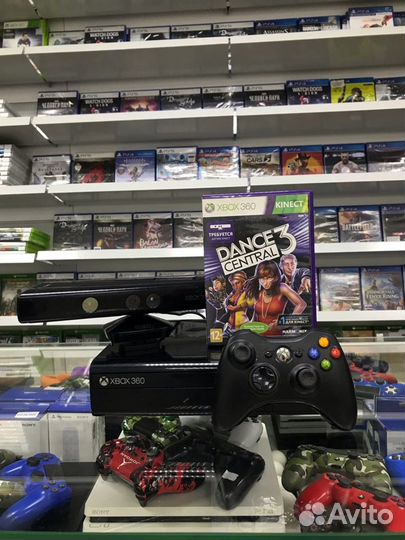 Xbox 360 E 500gb + Kinect + Dance Central 3