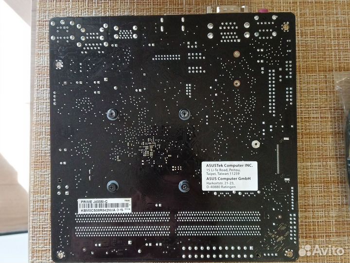 Материнская плата Asus prime j4005i-c