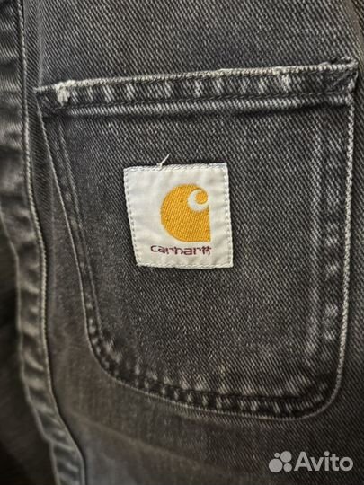 Джинсовая рубашка carhartt