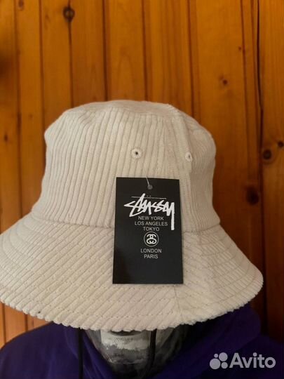 Панама Stussy Бежевая