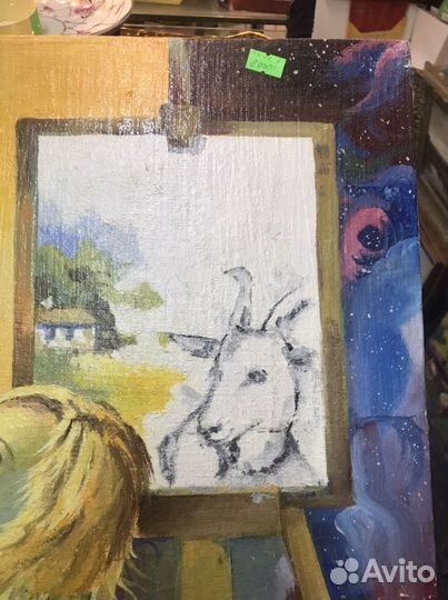 Картина «Муза как дыхание Жизни» Андреев 2003г