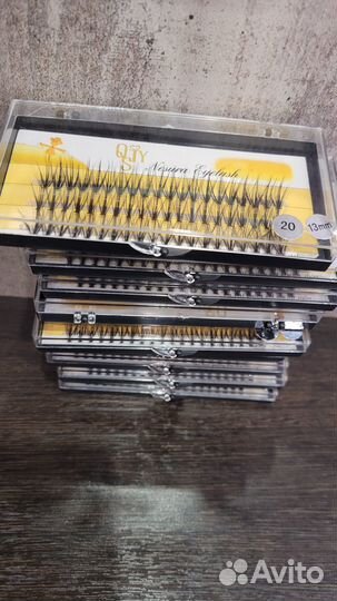 Накладные ресницы пучки