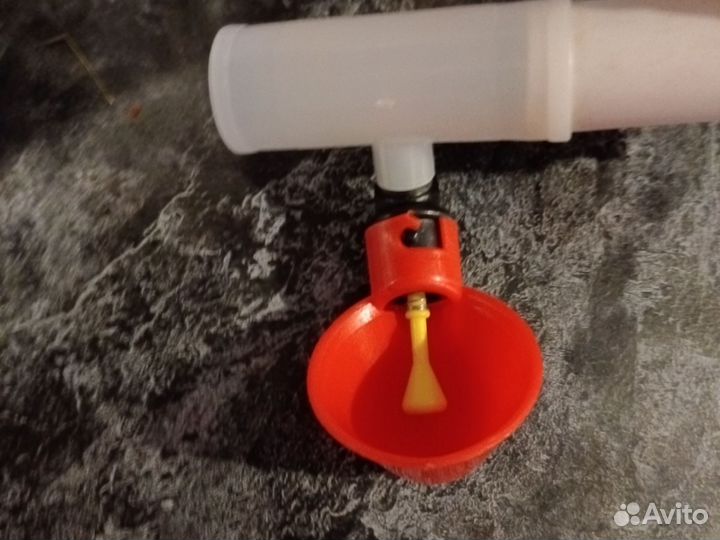 Нипельная поилка для кур