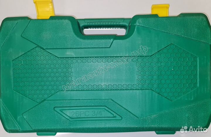 Набор головок 3/4, для техники, 26 элементов