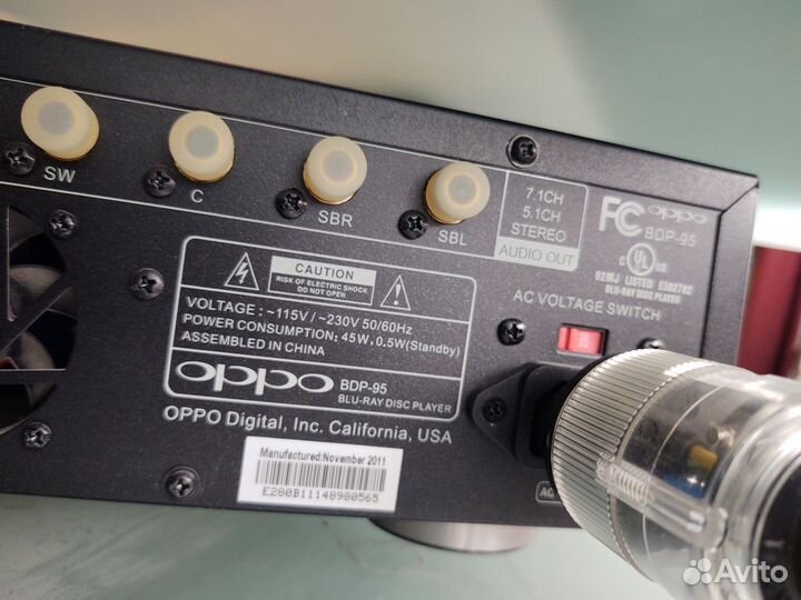 Oppo BDP 95 blu ray disk player