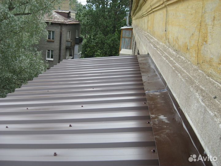 Балконы, лоджии с крышей