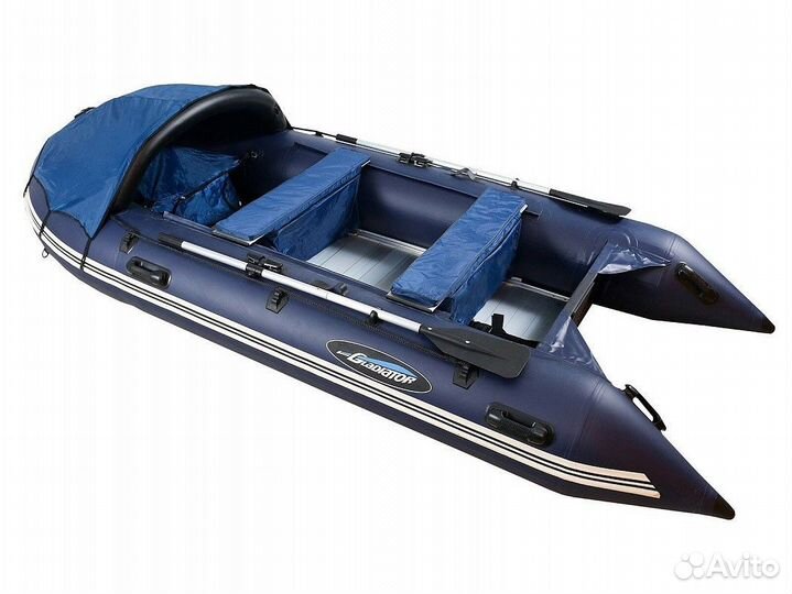 Надувная лодка gladiator D450AL Синяя